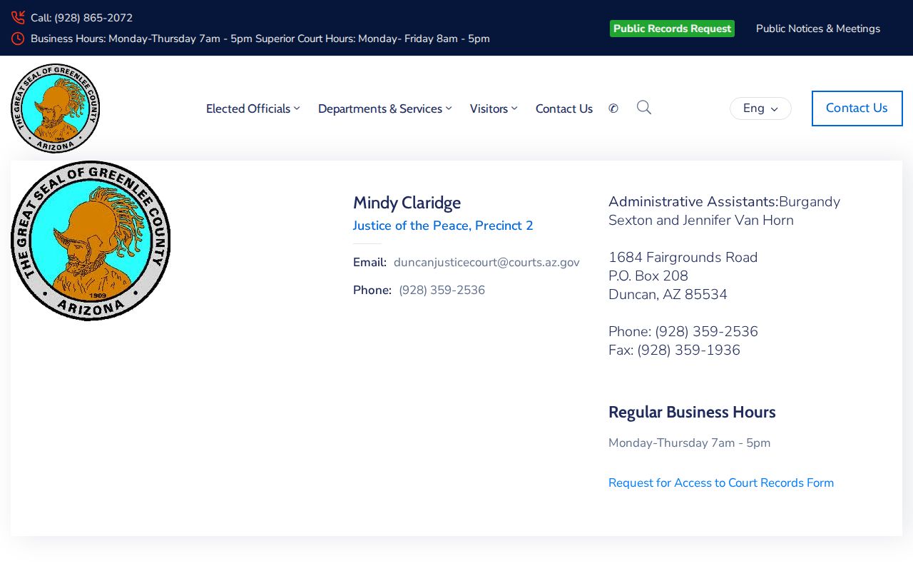 Duncan warrant record access services for Justice Court Precinct 2